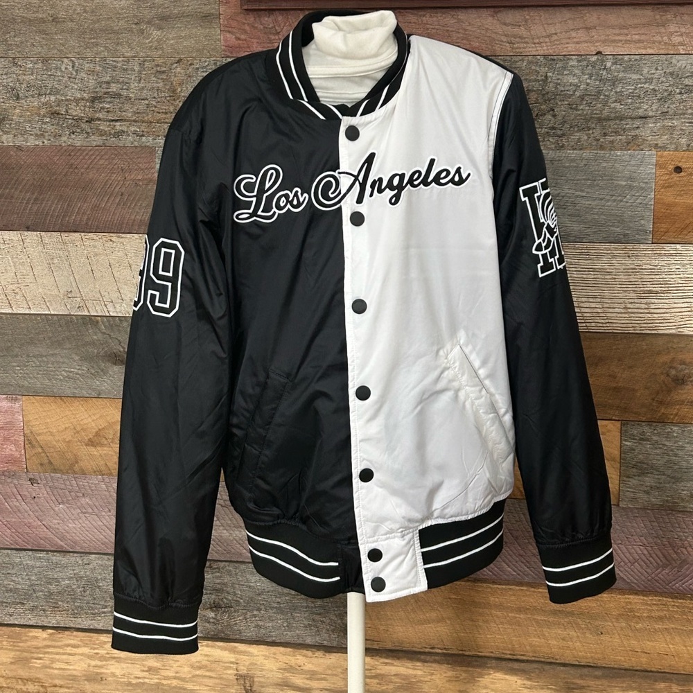 Hollister California Los Angeles Varsity Bomber Jacket xs